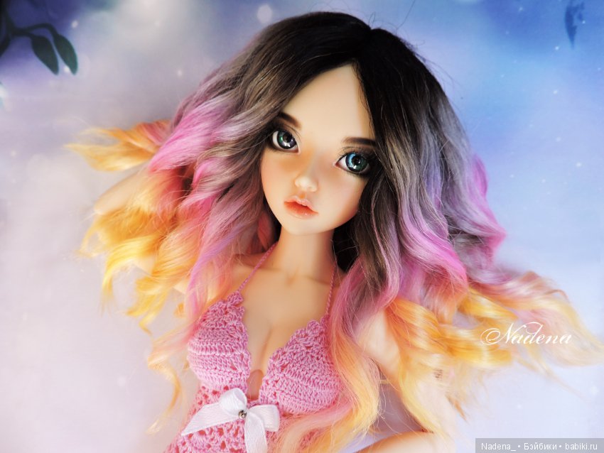 Парик для Minifee (MSD) — Одежда и обувь для кукол BJD (БЖД): 1/3 (фото 3)