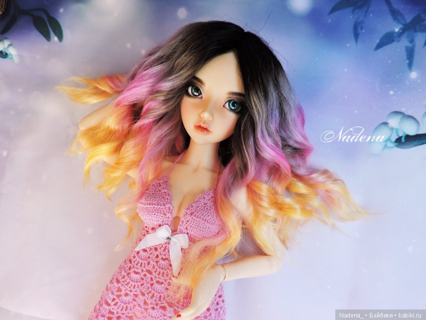 Парик для Minifee (MSD) — Одежда и обувь для кукол BJD (БЖД): 1/3 (фото 5)