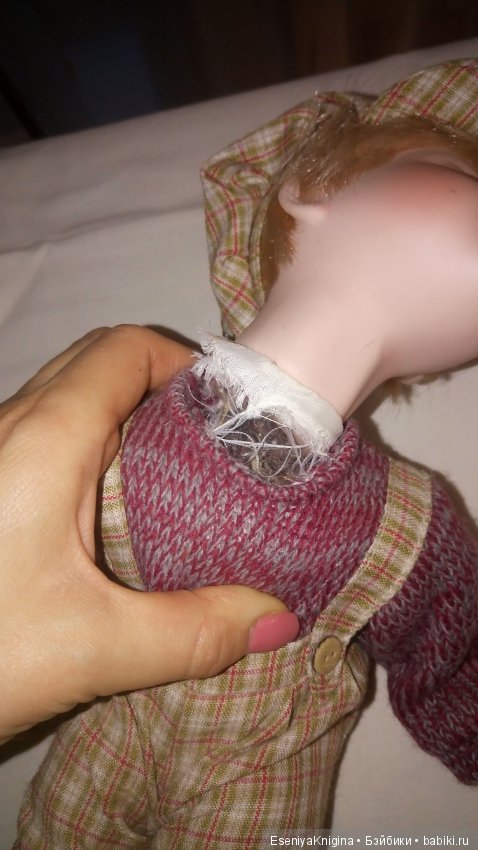 Преображение — Ремонт и реставрация фарфоровых кукол: склейка (фото 9)