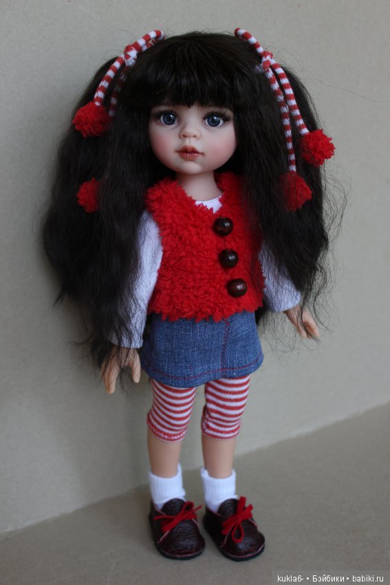 Ягодка-малинка, ООАК куклы Paola Reina (фото 8)