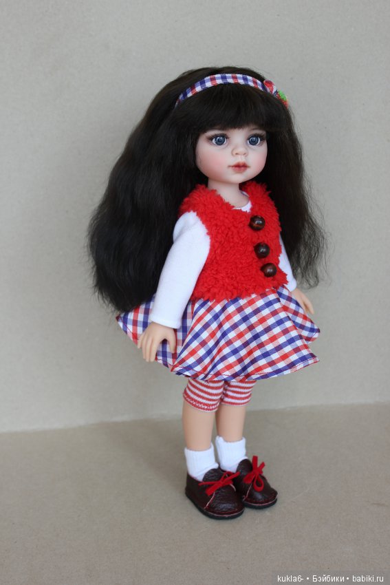 Ягодка-малинка, ООАК куклы Paola Reina (фото 2)
