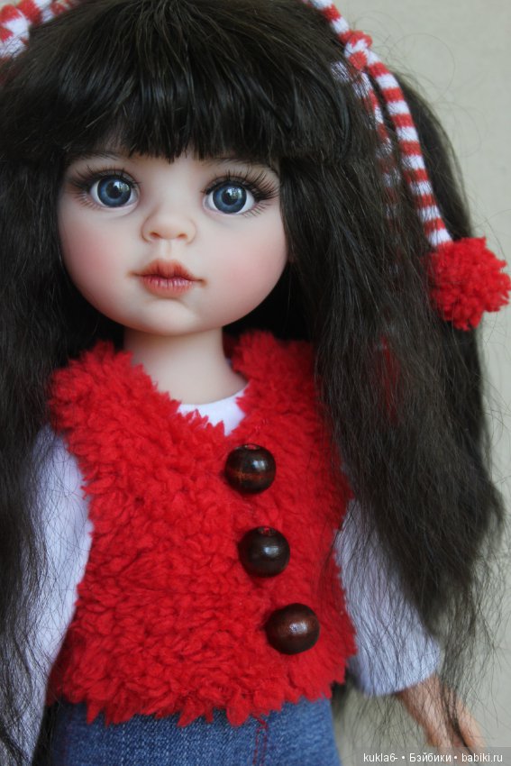 Ягодка-малинка, ООАК куклы Paola Reina (фото 10)