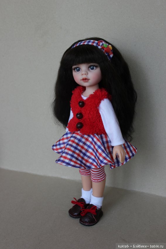 Ягодка-малинка, ООАК куклы Paola Reina (фото 5)