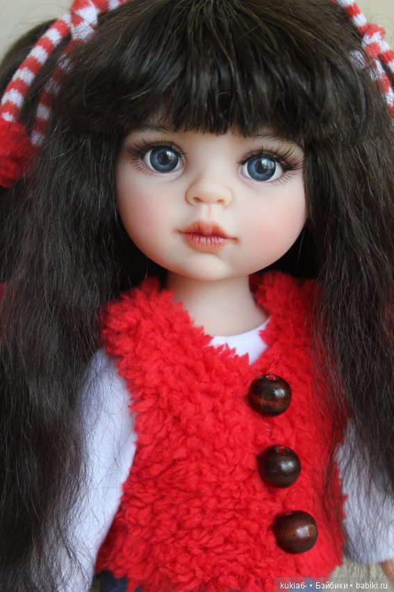 Ягодка-малинка, ООАК куклы Paola Reina (фото 6)