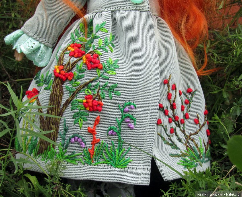 Девочка Осень золотая. Рябинка (фото 5)