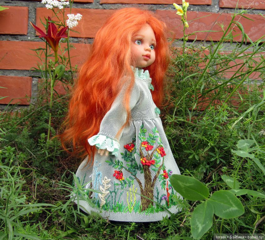 Девочка Осень золотая. Рябинка (фото 2)