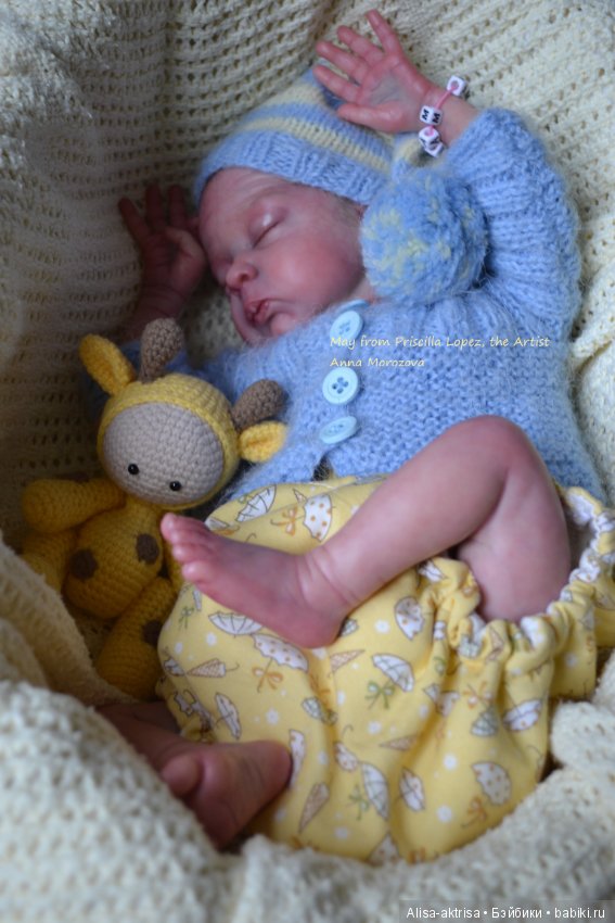 Мая - работа скульптора Присциллы Лопес.Кукла-реборн Анны Морозовой (фото 4)