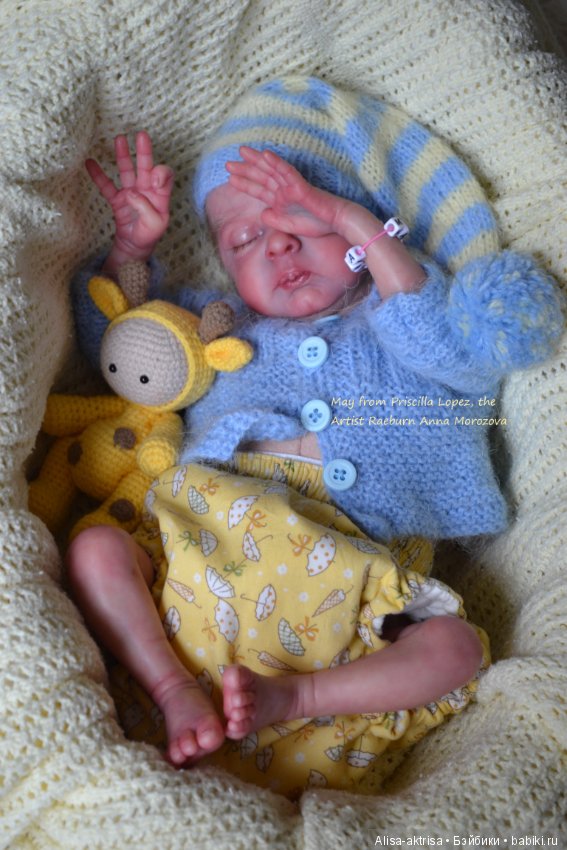 Мая - работа скульптора Присциллы Лопес.Кукла-реборн Анны Морозовой