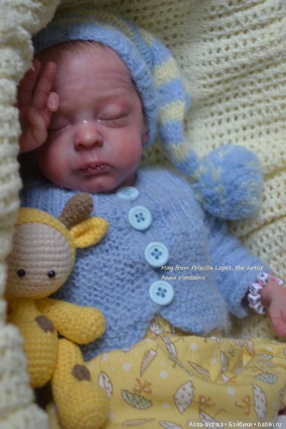 Мая - работа скульптора Присциллы Лопес.Кукла-реборн Анны Морозовой