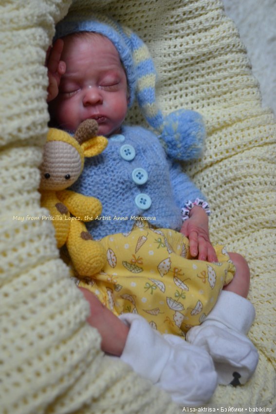 Мая - работа скульптора Присциллы Лопес.Кукла-реборн Анны Морозовой