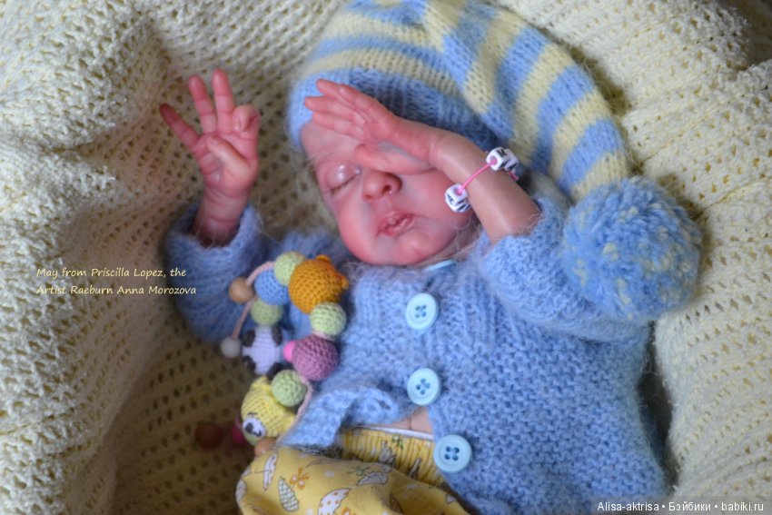 Мая - работа скульптора Присциллы Лопес.Кукла-реборн Анны Морозовой