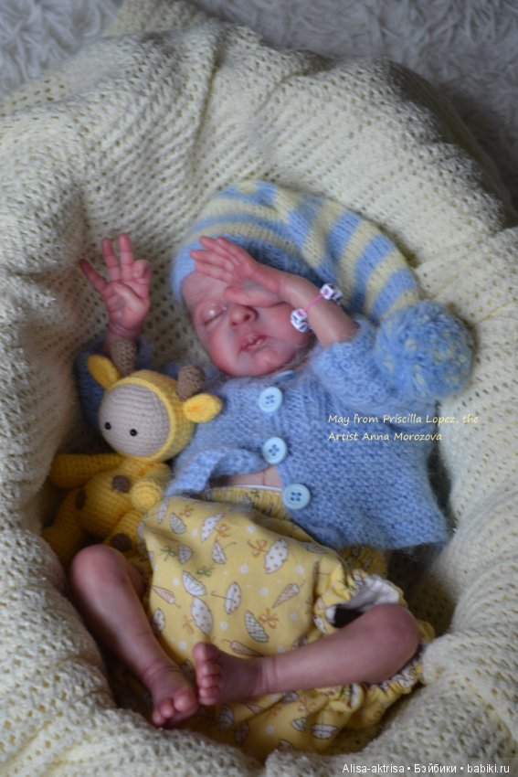 Мая - работа скульптора Присциллы Лопес.Кукла-реборн Анны Морозовой