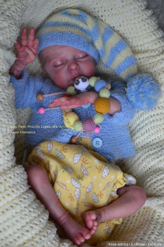 Мая - работа скульптора Присциллы Лопес.Кукла-реборн Анны Морозовой