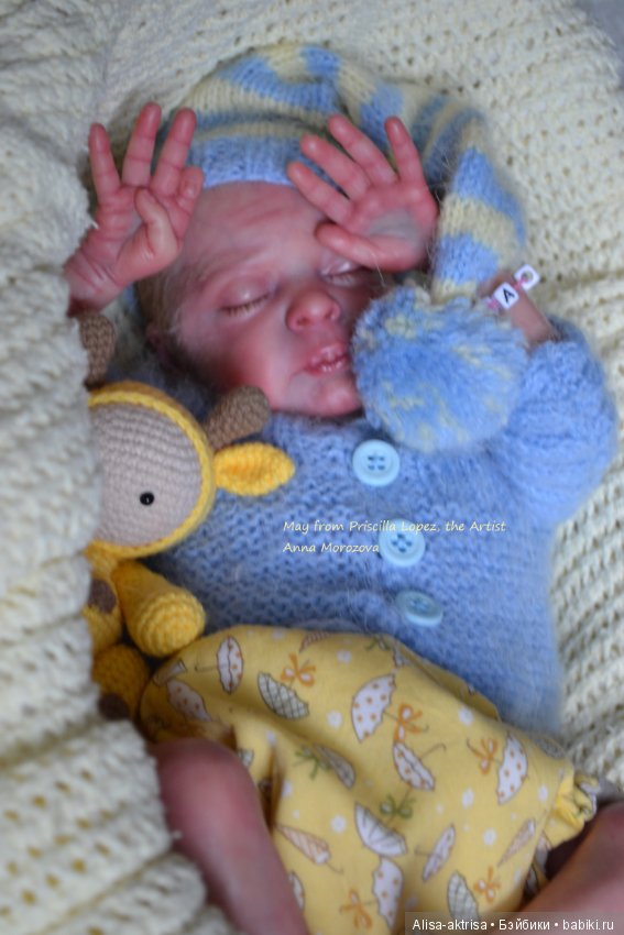 Мая - работа скульптора Присциллы Лопес.Кукла-реборн Анны Морозовой