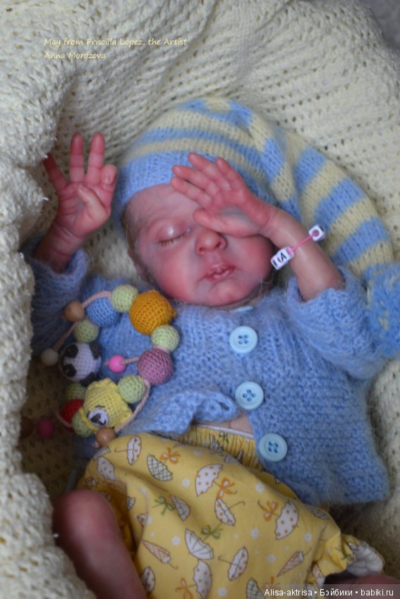 Мая - работа скульптора Присциллы Лопес.Кукла-реборн Анны Морозовой