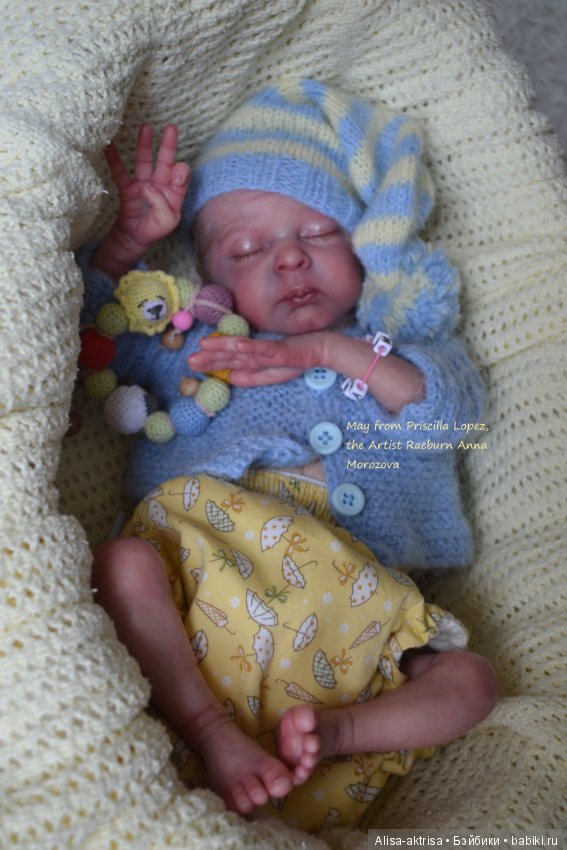 Мая - работа скульптора Присциллы Лопес.Кукла-реборн Анны Морозовой
