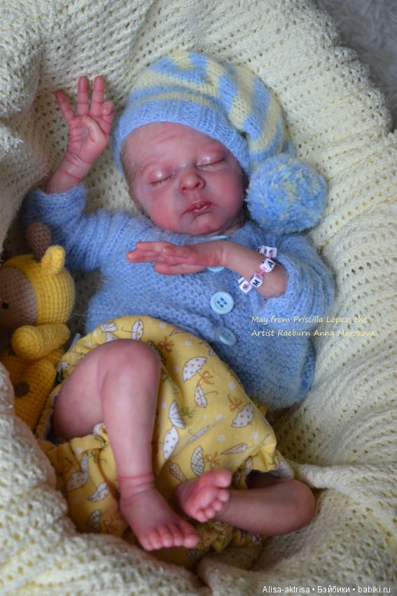 Мая - работа скульптора Присциллы Лопес.Кукла-реборн Анны Морозовой (фото 10)