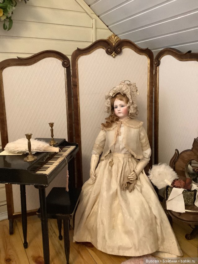 Нахема,самая редкая кукла из всех виденных кукол,Верочка и пианино и как ширма не дала расстаться с Гофуном (фото 8)
