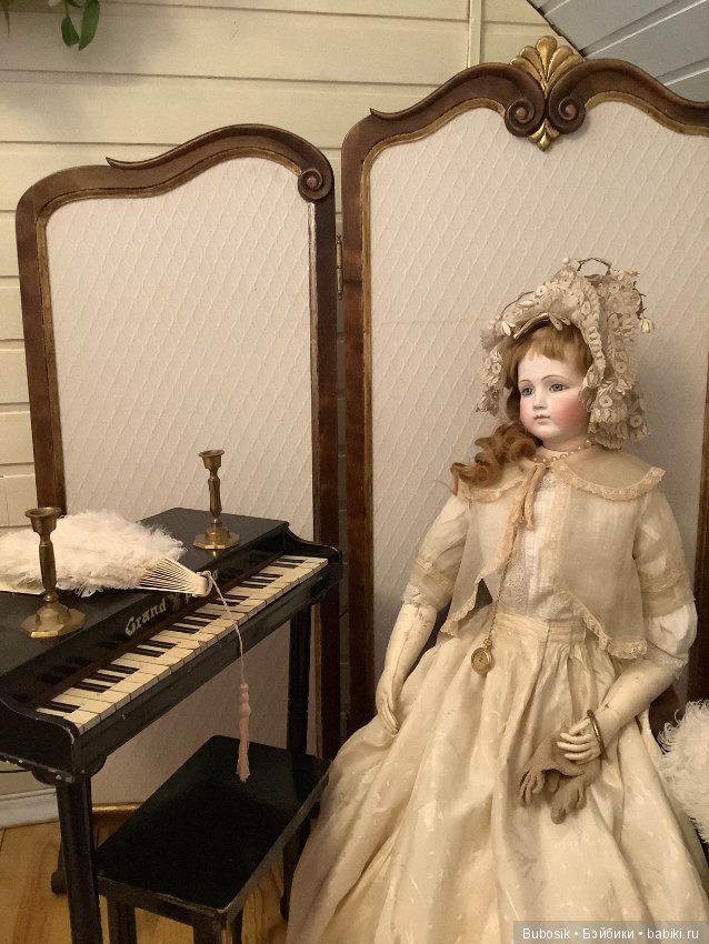 Нахема,самая редкая кукла из всех виденных кукол,Верочка и пианино и как ширма не дала расстаться с Гофуном (фото 9)