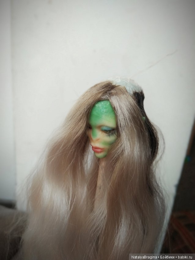 Процесс росписи ящера — МК по мейку и росписи: Faceup (фото 2)