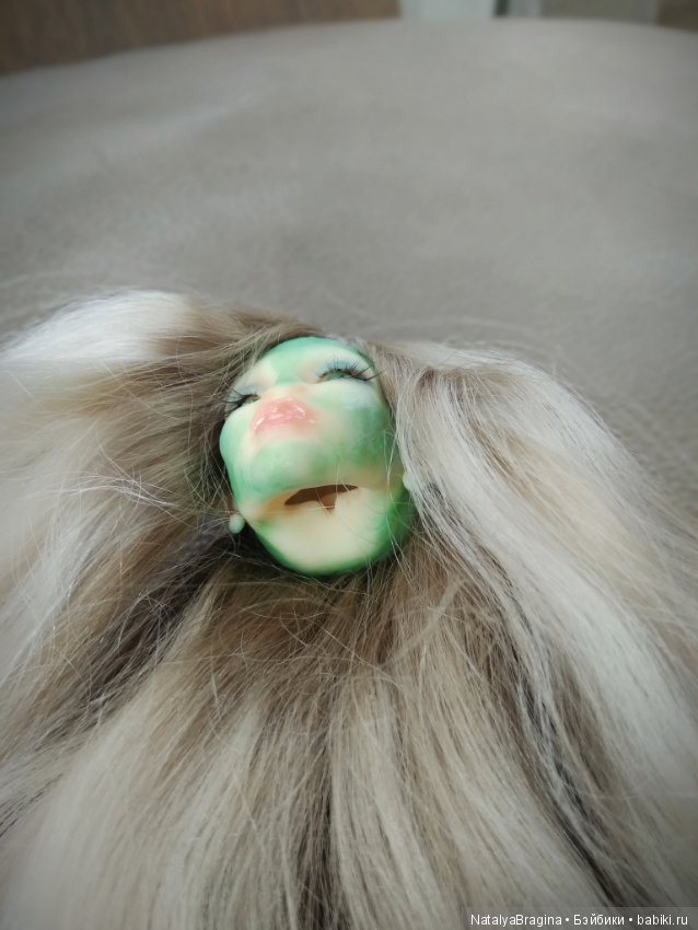 Процесс росписи ящера — МК по мейку и росписи: Faceup (фото 3)