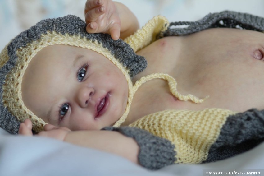 Прототип Abigail Smiling by Laura Tuzio Ross 1 часть в процессе работы