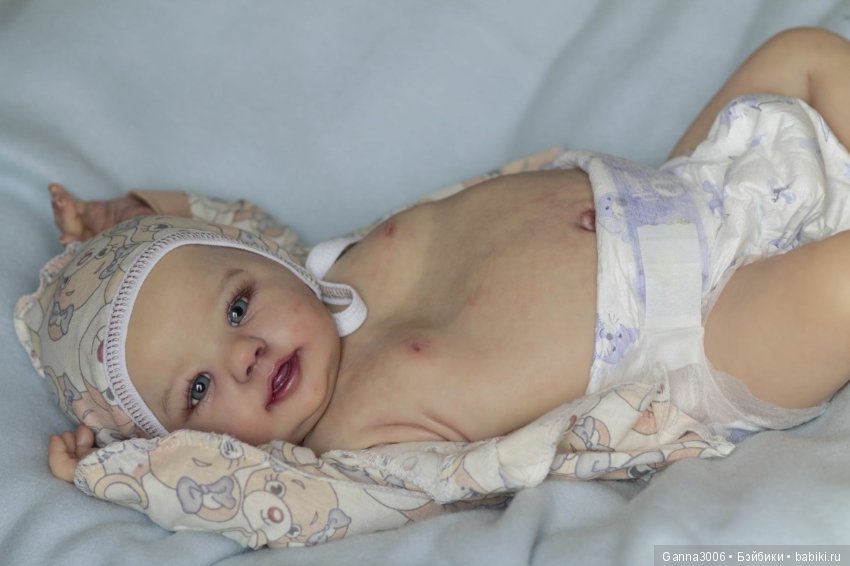 Прототип Abigail Smiling by Laura Tuzio Ross 1 часть в процессе работы (фото 6)