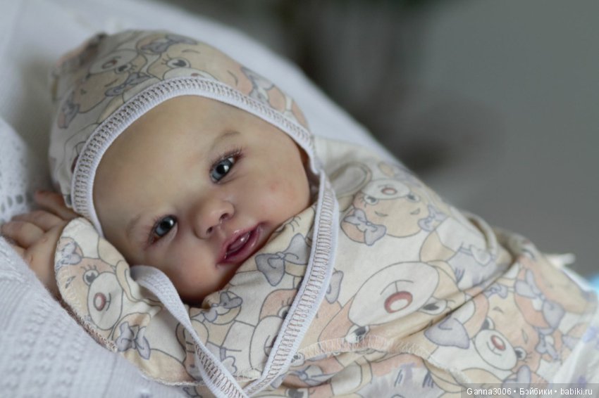 Прототип Abigail Smiling by Laura Tuzio Ross 1 часть в процессе работы