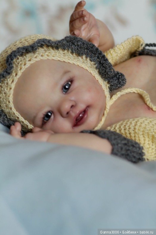 Прототип Abigail Smiling by Laura Tuzio Ross 1 часть в процессе работы (фото 2)