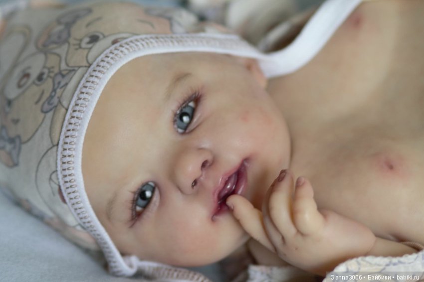 Прототип Abigail Smiling by Laura Tuzio Ross 1 часть в процессе работы