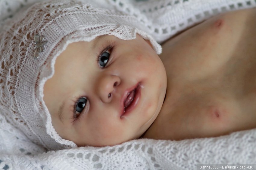 Прототип Abigail Smiling by Laura Tuzio Ross 1 часть в процессе работы