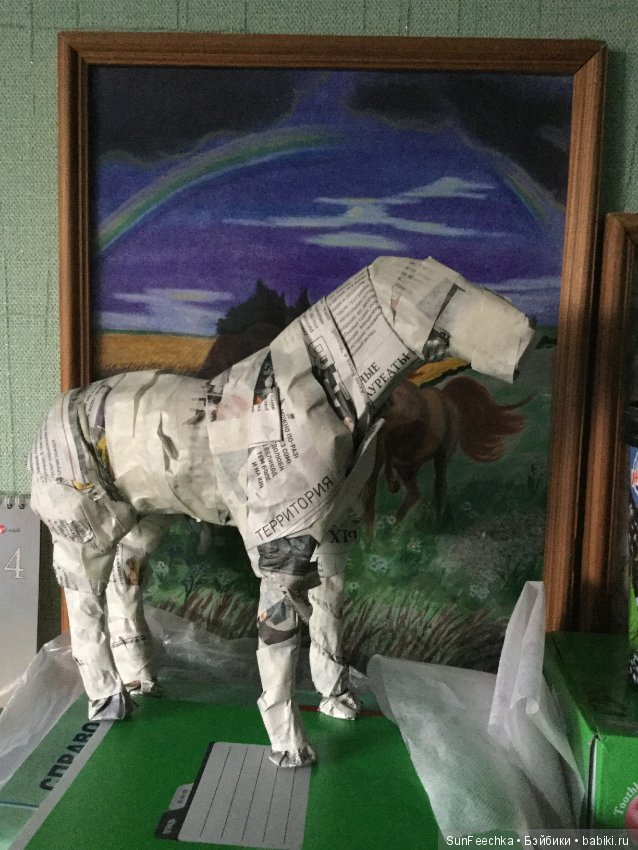 Моя первая кукла из папье-маше. Техника маширования (фото 3)