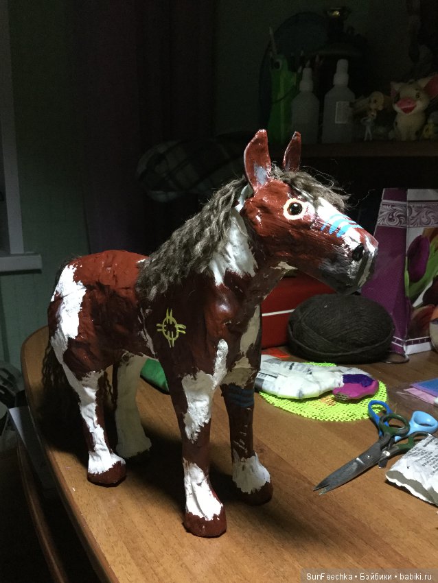 Моя первая кукла из папье-маше. Техника маширования