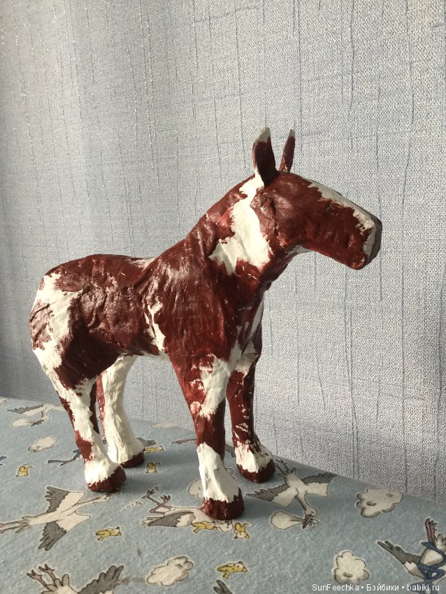 Моя первая кукла из папье-маше. Техника маширования (фото 10)