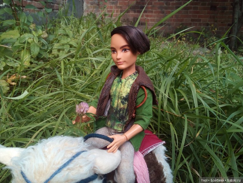 Хантер на природе и верхом на ламе (фото 6)