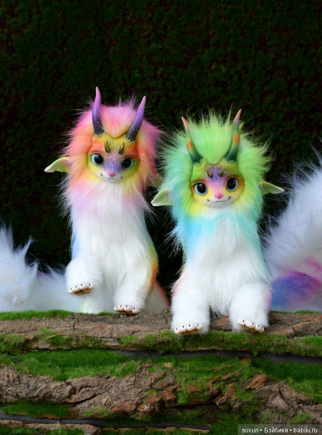 Новые звери в смешанной технике