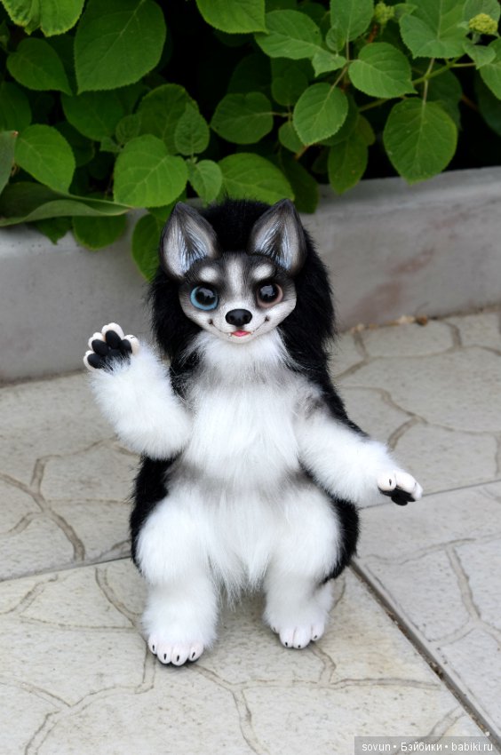 Новые звери в смешанной технике (фото 6)