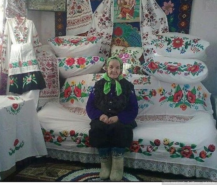 Как шикарно умели вышивать наши бабушки (фото 7)