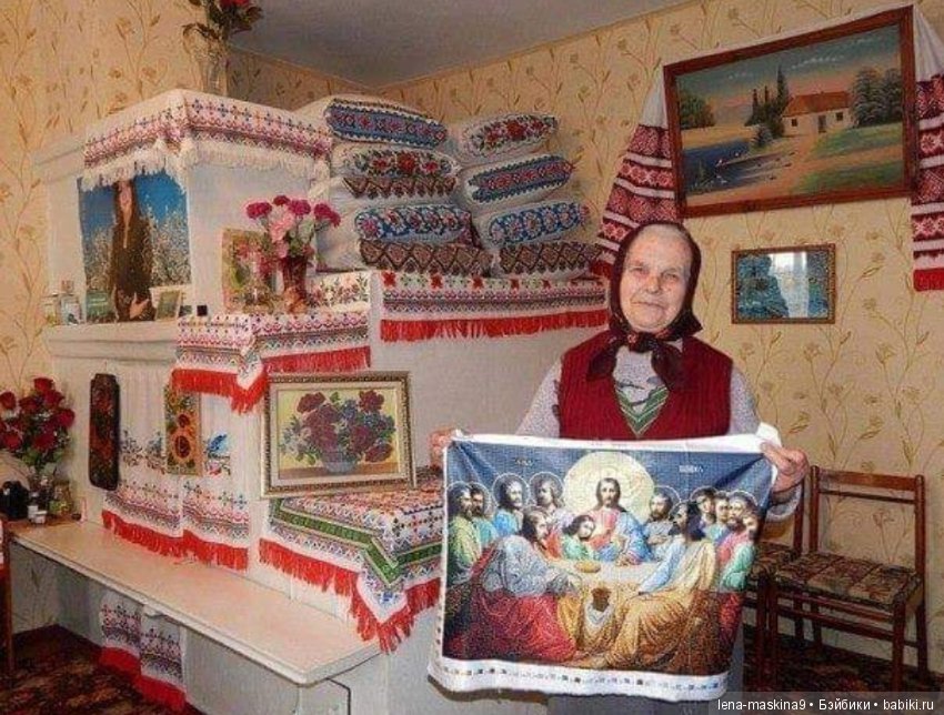 Как шикарно умели вышивать наши бабушки