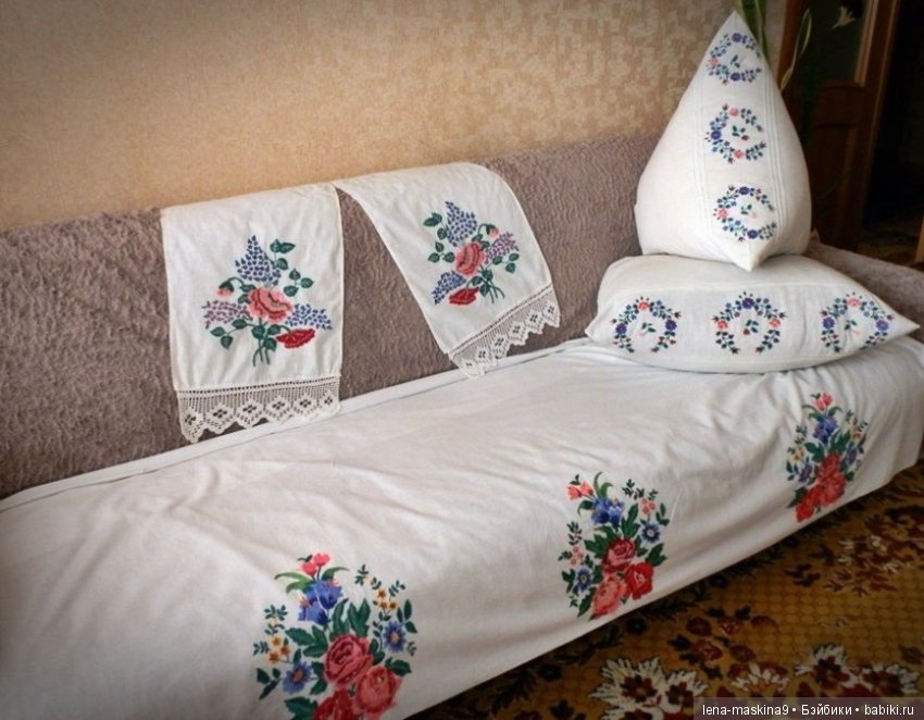 Как шикарно умели вышивать наши бабушки