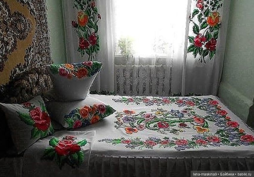 Как шикарно умели вышивать наши бабушки