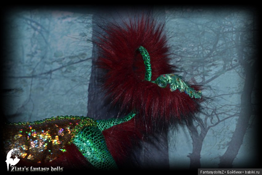 Волшебный олень, авторская подвижная мягкая скульптура (фото 10)