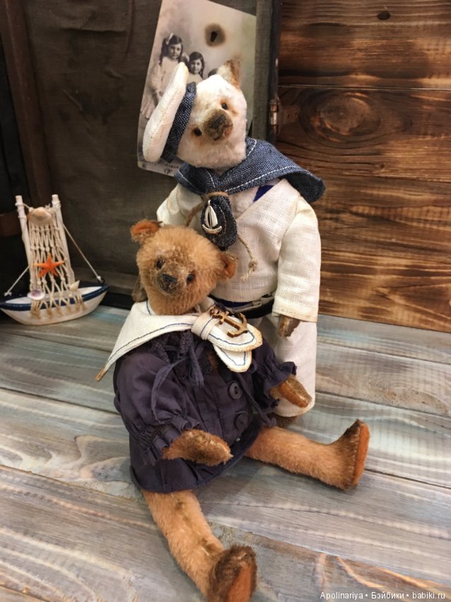 Моряк и морячка — Авторские мишки Тедди и друзья: фото (фото 7)