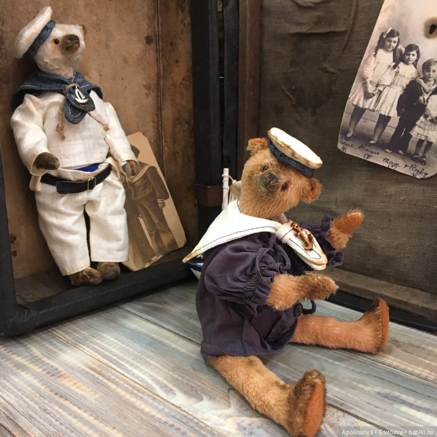 Моряк и морячка — Авторские мишки Тедди и друзья: фото (фото 4)