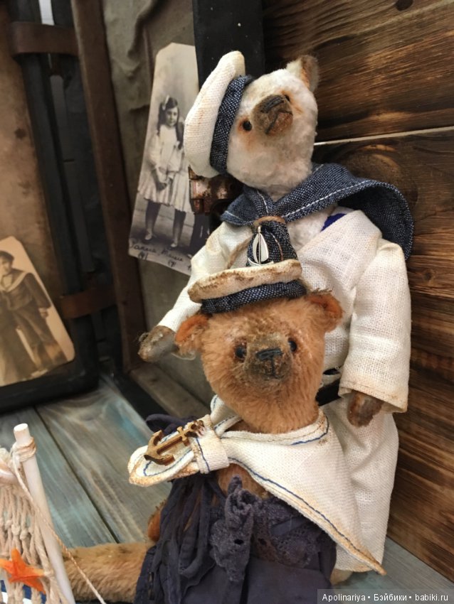 Моряк и морячка — Авторские мишки Тедди и друзья: фото