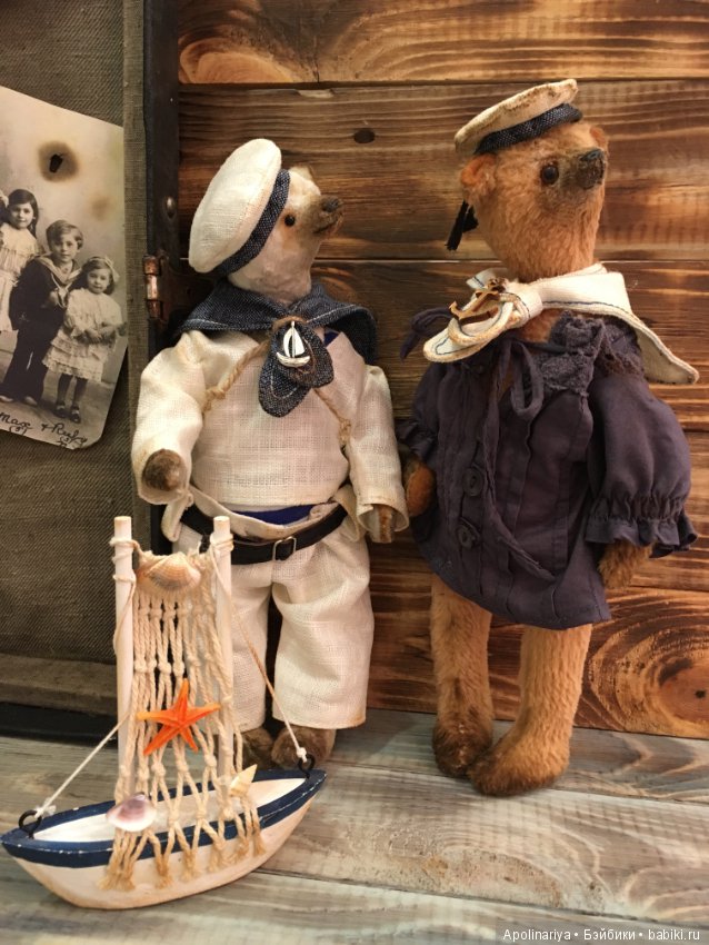 Моряк и морячка — Авторские мишки Тедди и друзья: фото