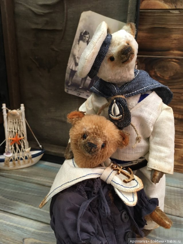 Моряк и морячка — Авторские мишки Тедди и друзья: фото (фото 8)