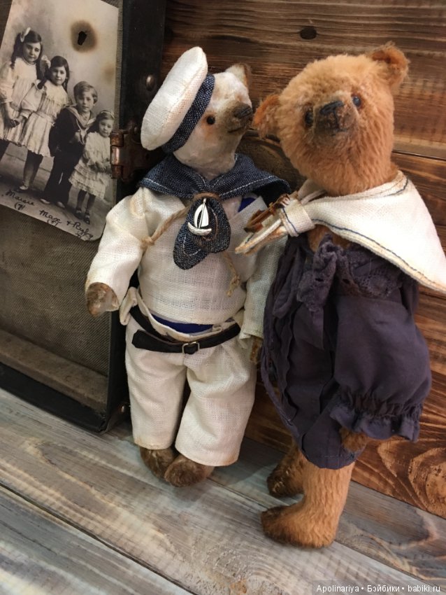 Моряк и морячка — Авторские мишки Тедди и друзья: фото