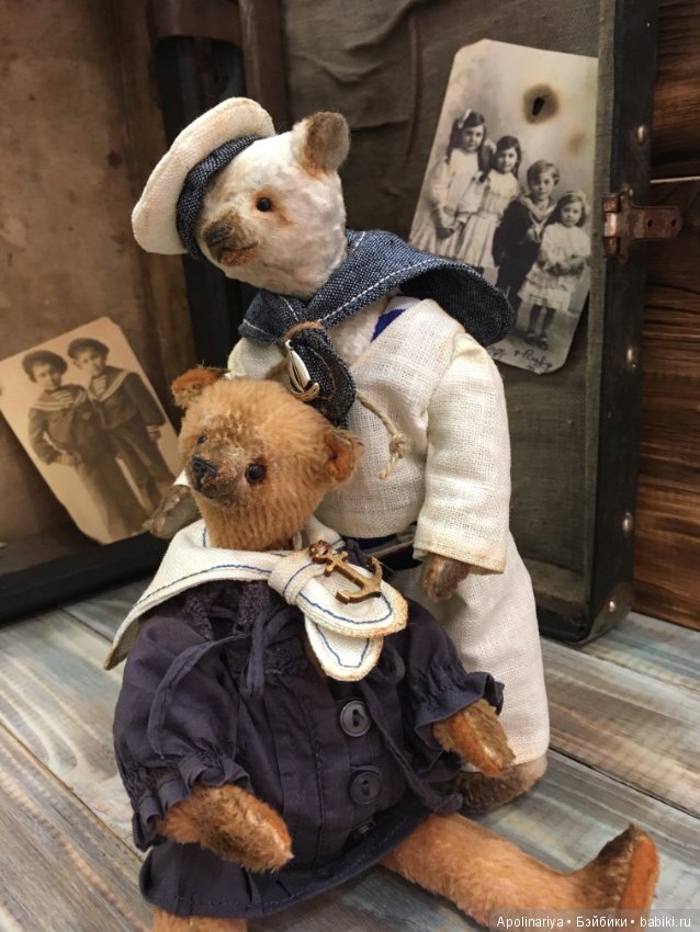 Моряк и морячка — Авторские мишки Тедди и друзья: фото (фото 10)