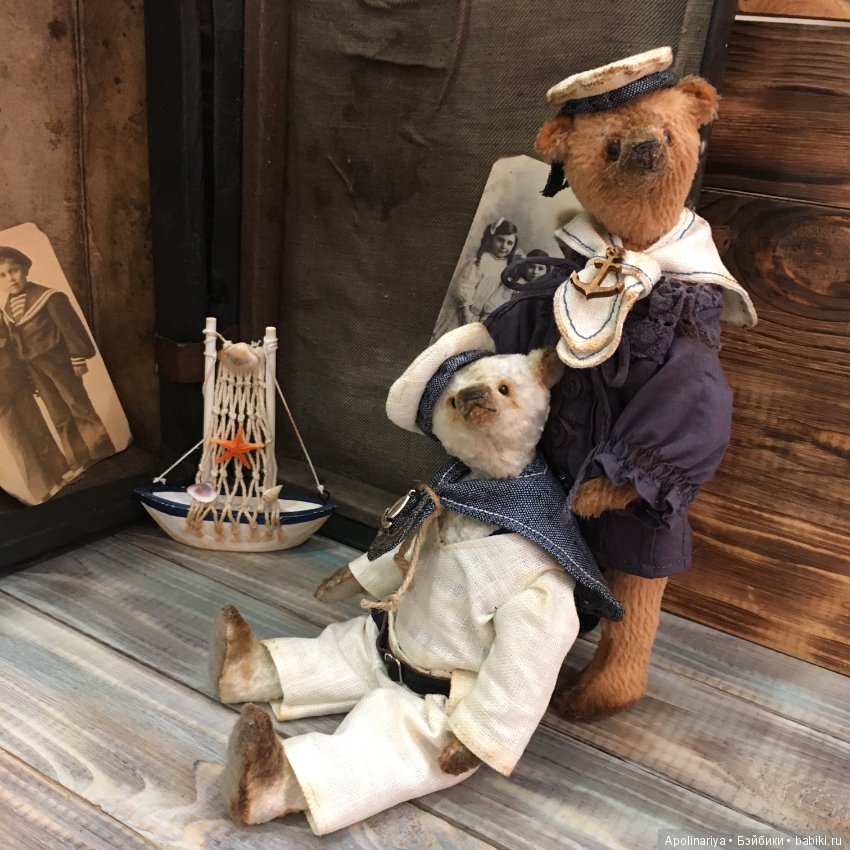 Моряк и морячка — Авторские мишки Тедди и друзья: фото (фото 2)